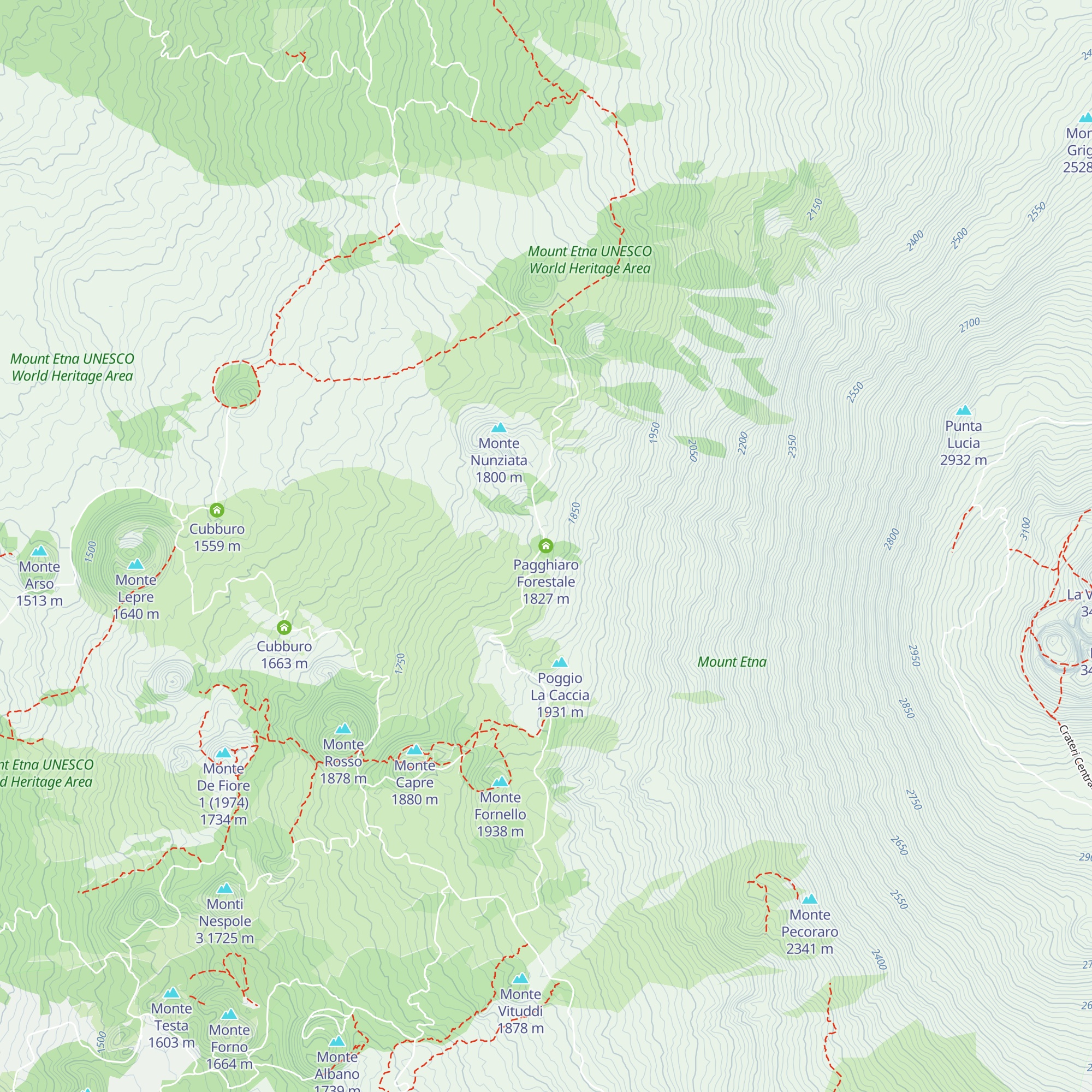 Pagghiaro Forestale map