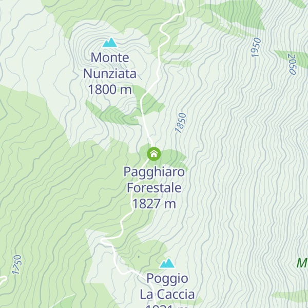Map of Pagghiaro Forestale