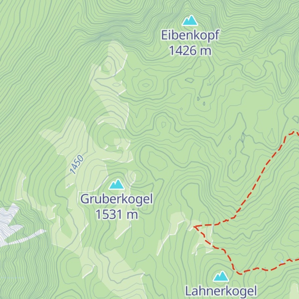 Map of Hühnerkogelhütte (Jhtt.)