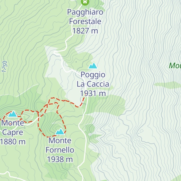 Map of Rifugio di Monte Palestra