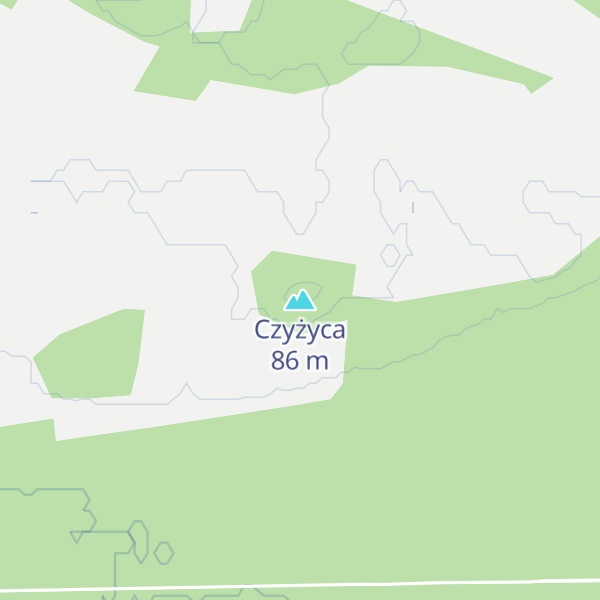 Map of Czyżyca