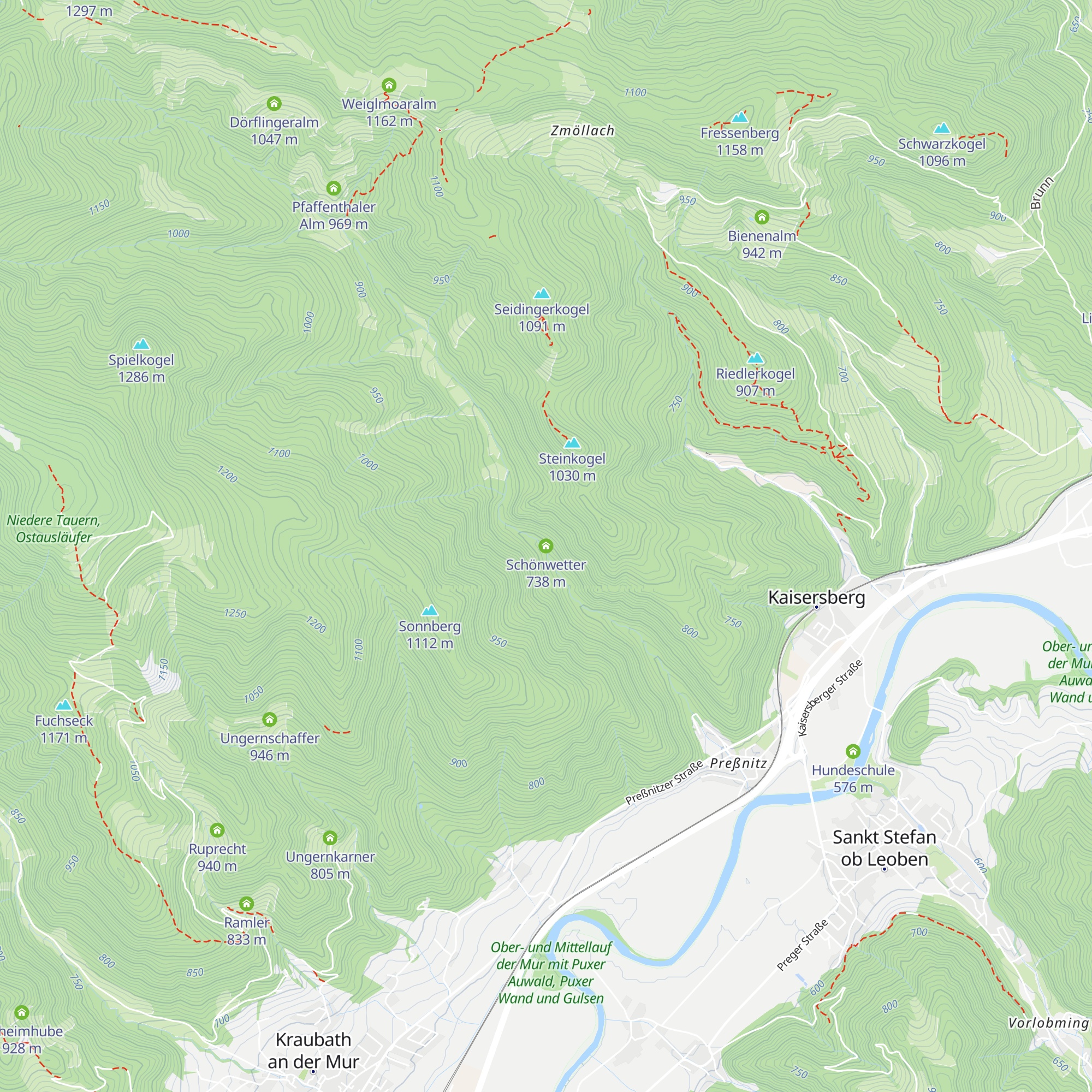 Schönwetter map