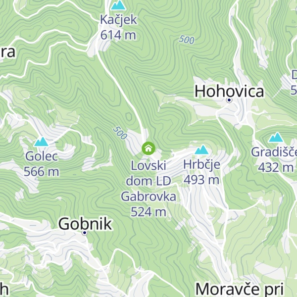 Map of Lovski dom LD Gabrovka