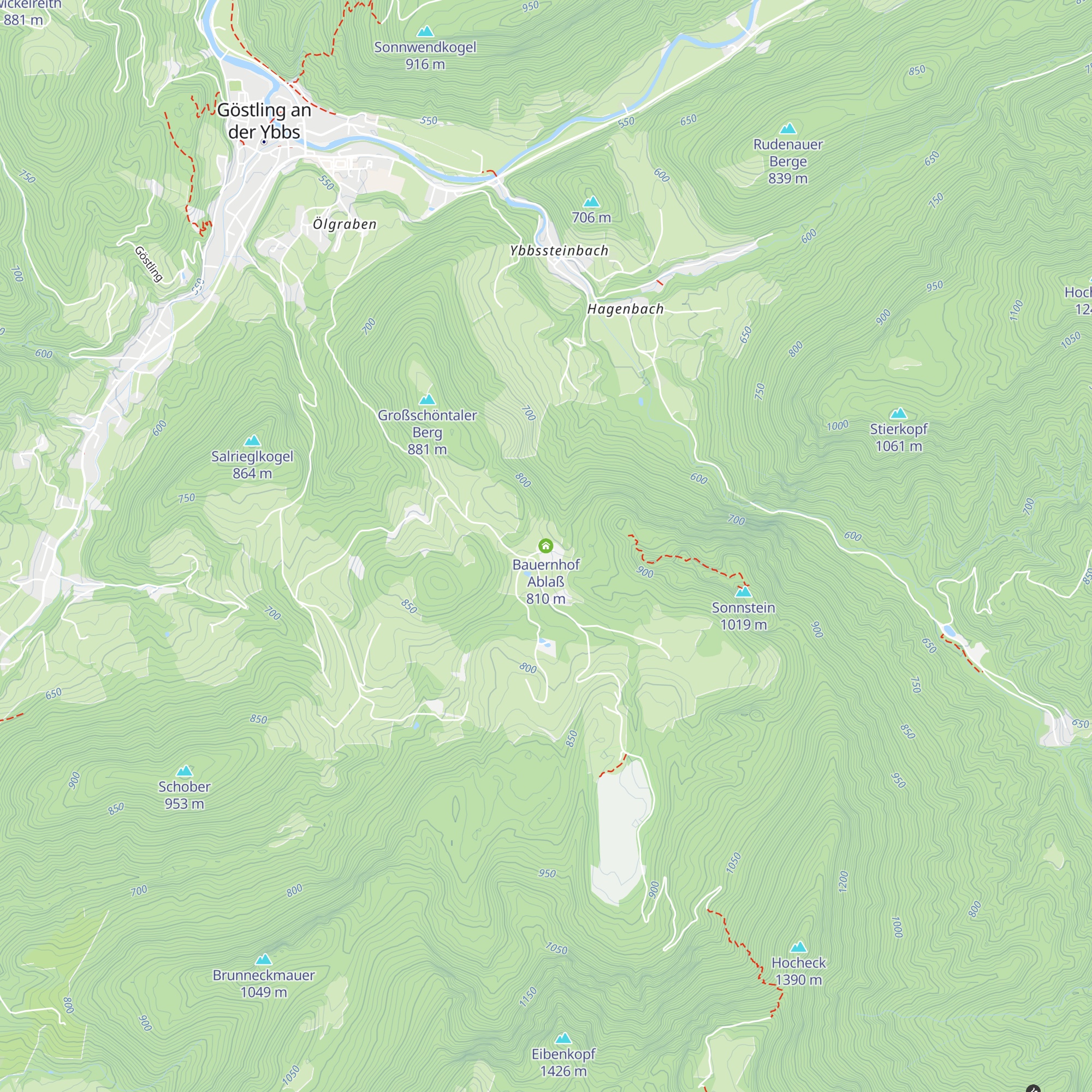 Bauernhof Ablaß map