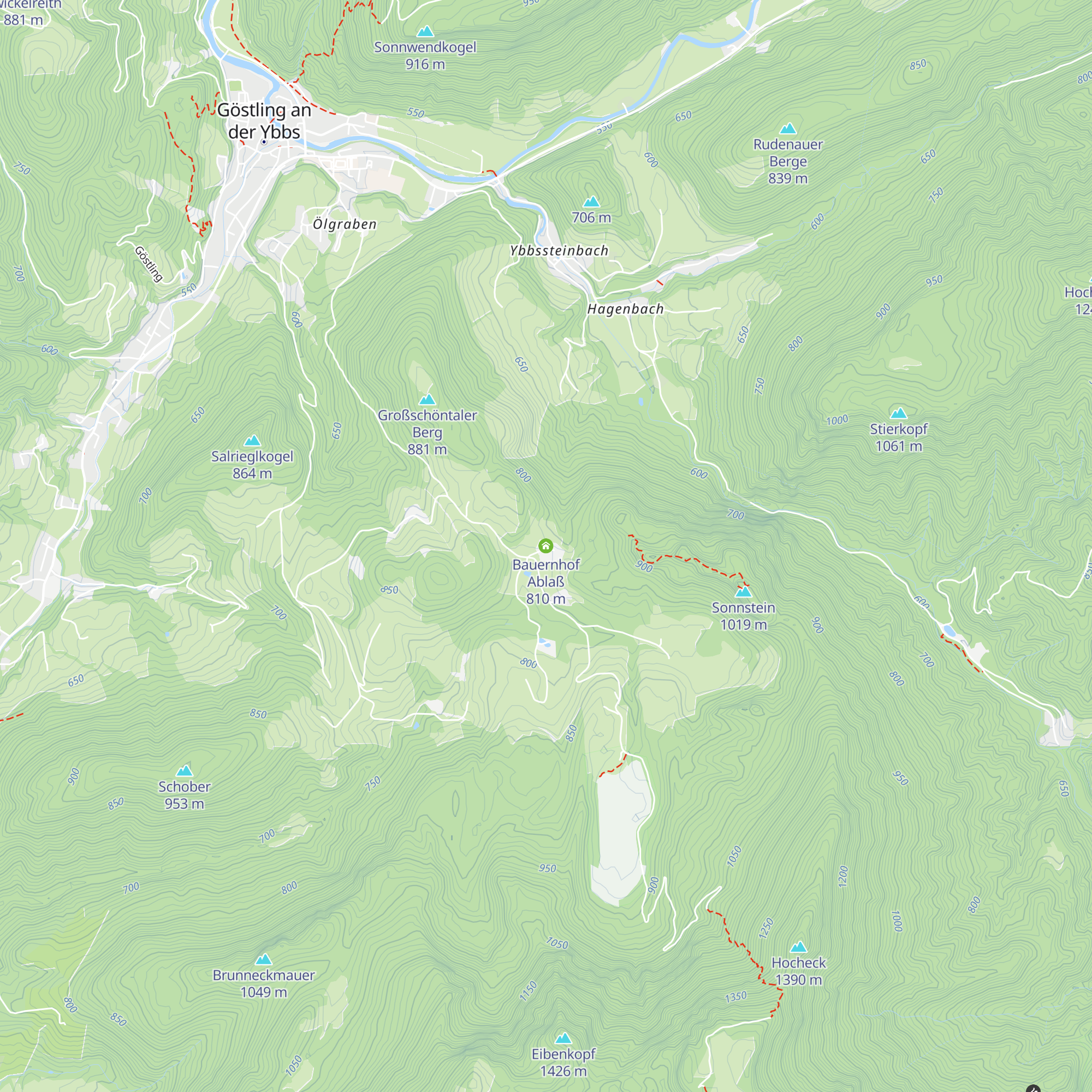 Bauernhof Ablaß map