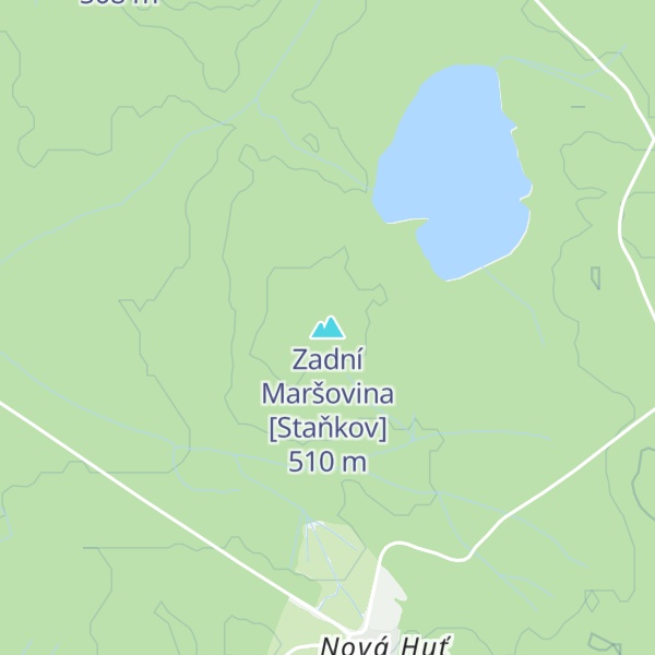 Map of Zadní Maršovina [Staňkov]