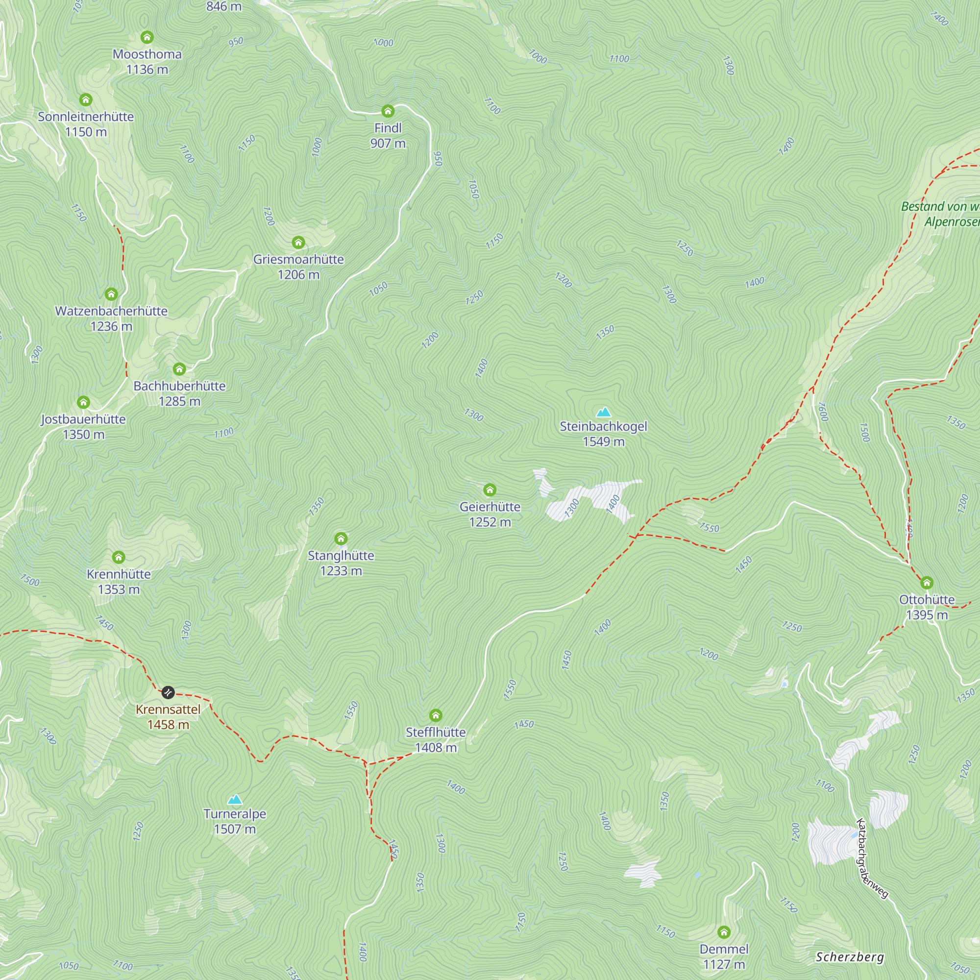 Geierhütte map