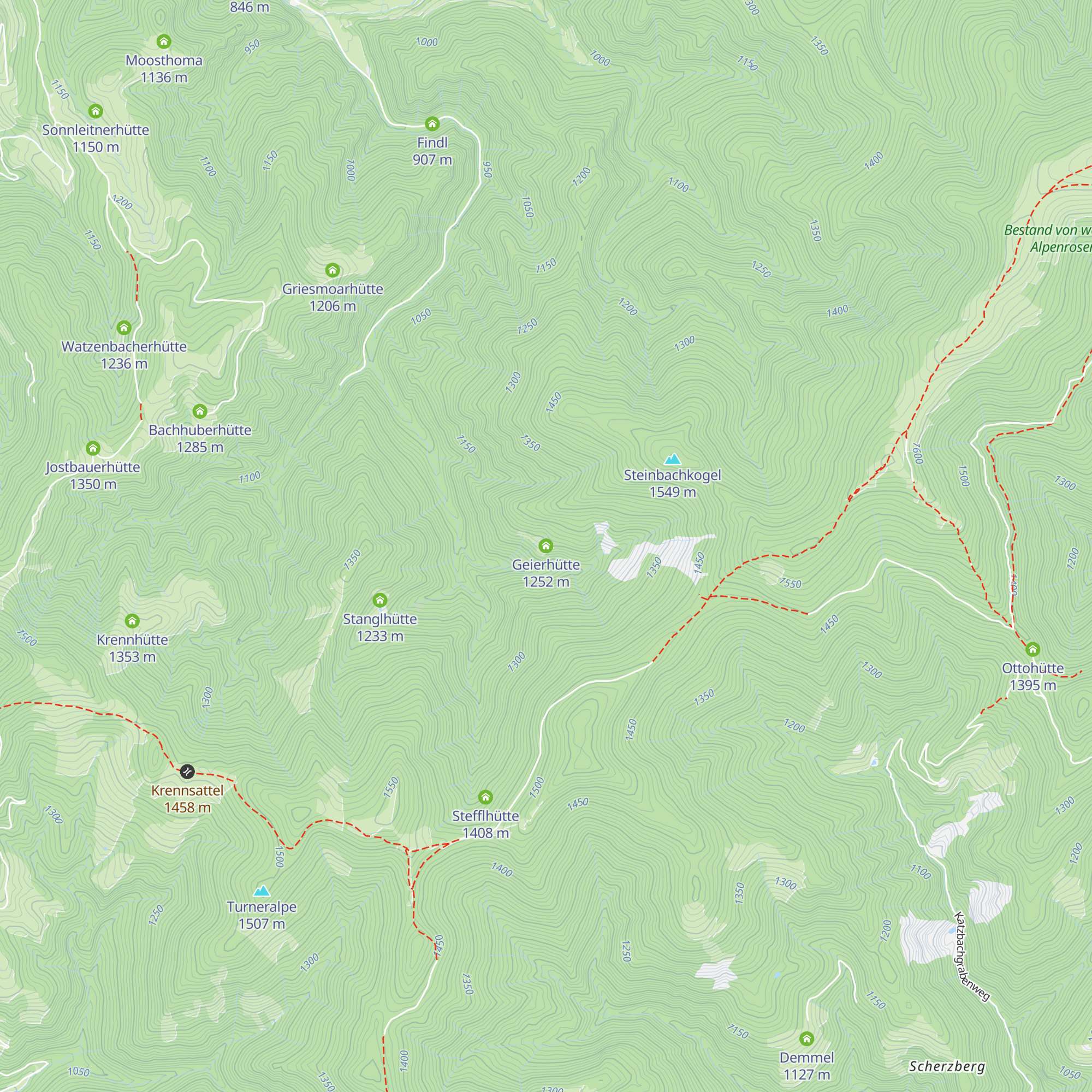Geierhütte map