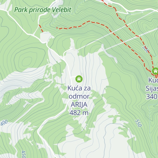 Map of Kuća za odmor ARIJA