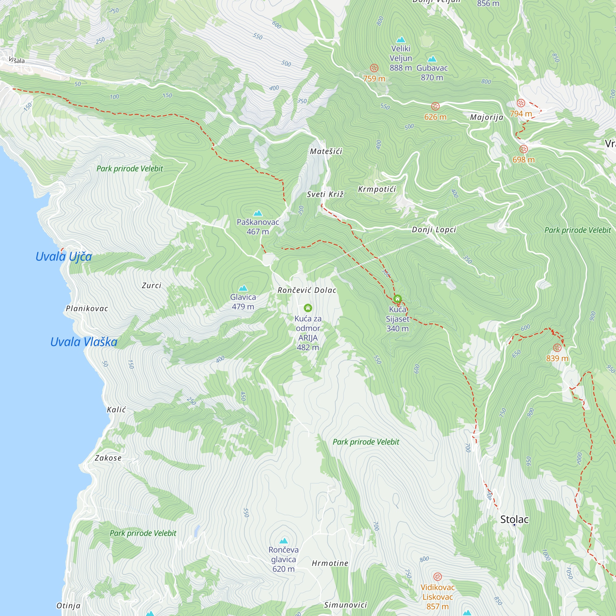 Kuća za odmor ARIJA map