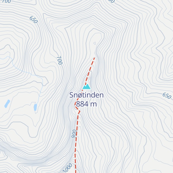 Map of Snøtinden