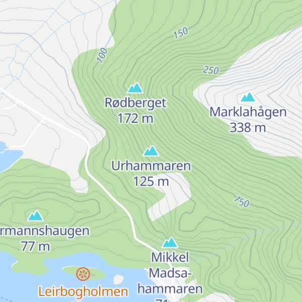 Map of Urhammaren