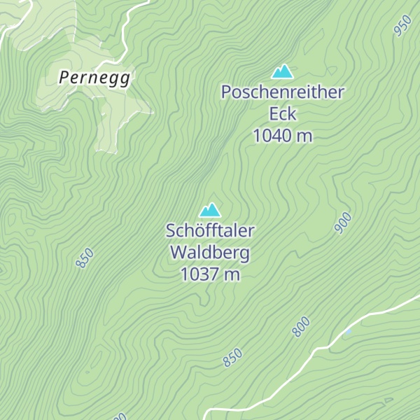 Map of Schöfftaler Waldberg