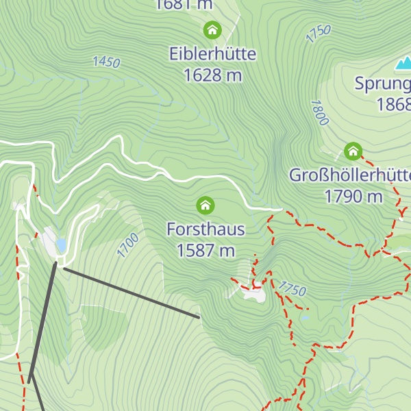 Map of Forsthaus