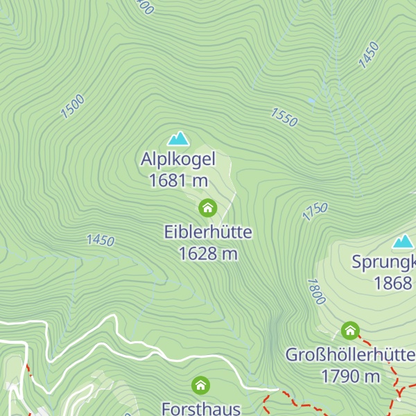 Map of Eiblerhütte