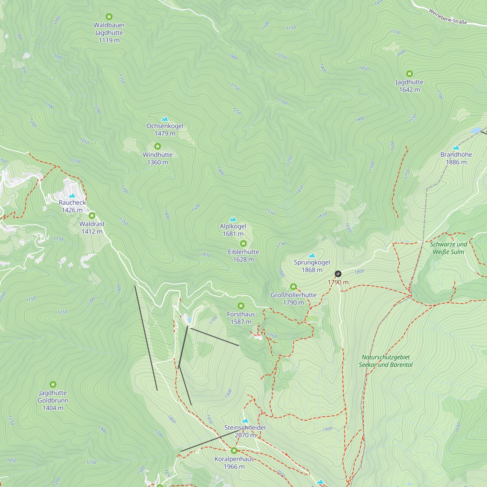 Eiblerhütte map