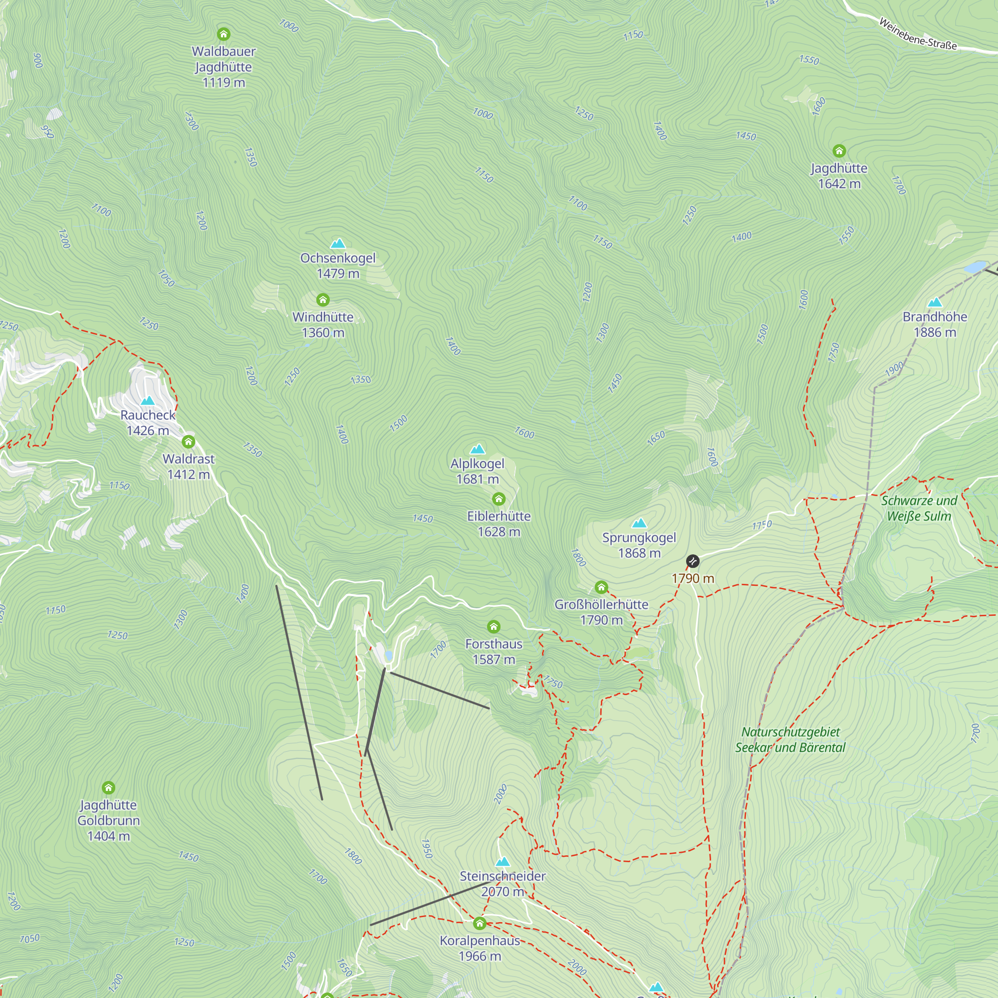 Eiblerhütte map