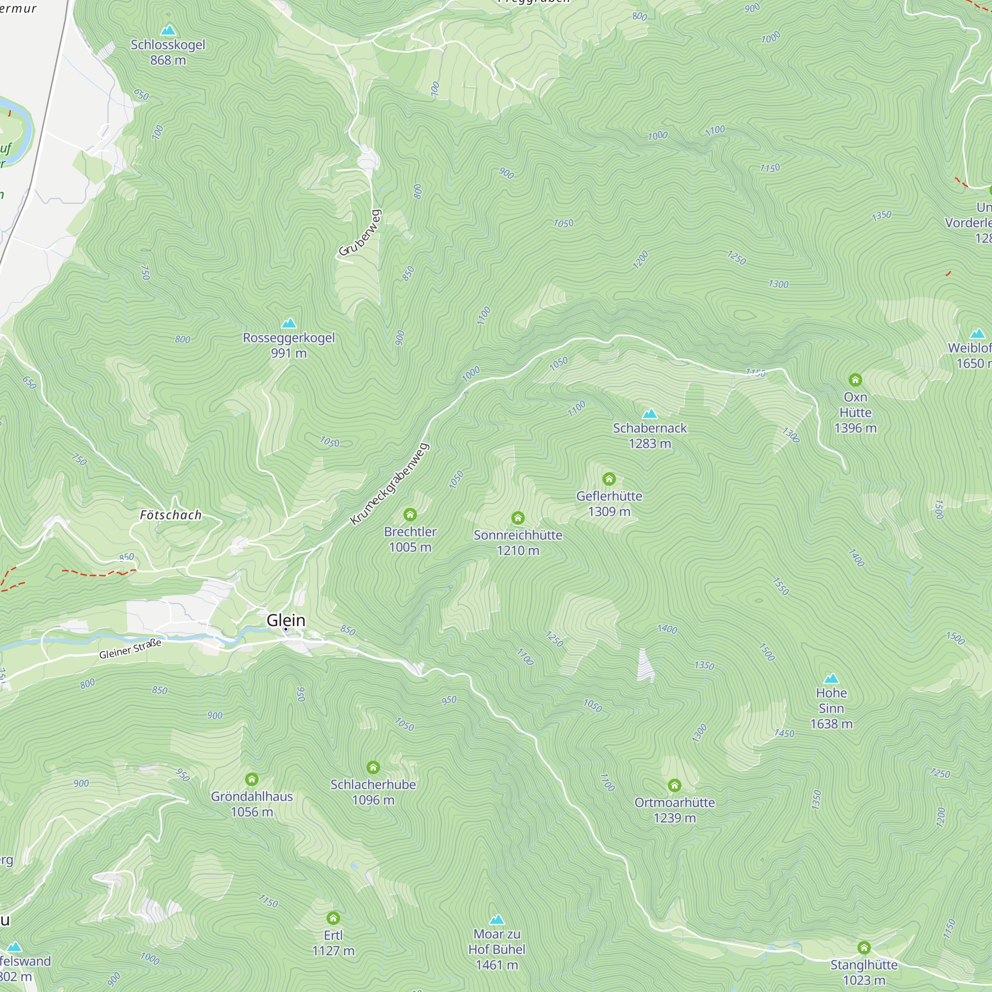 Schloafer Kuhalm map