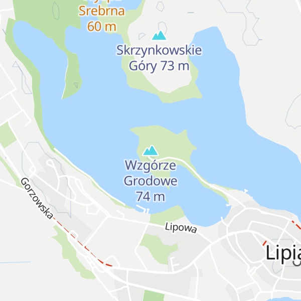 Map of Wzgórze Grodowe