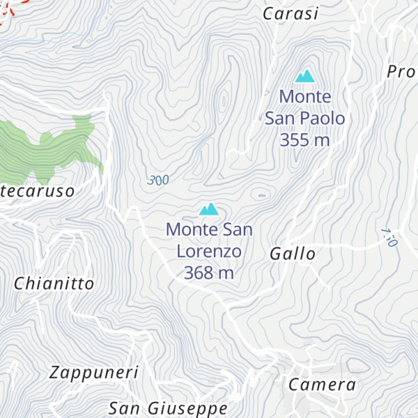 Map of Monte San Lorenzo