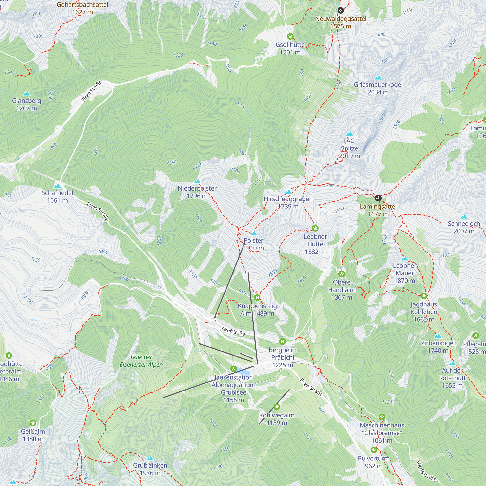 Polster Schutzhaus map