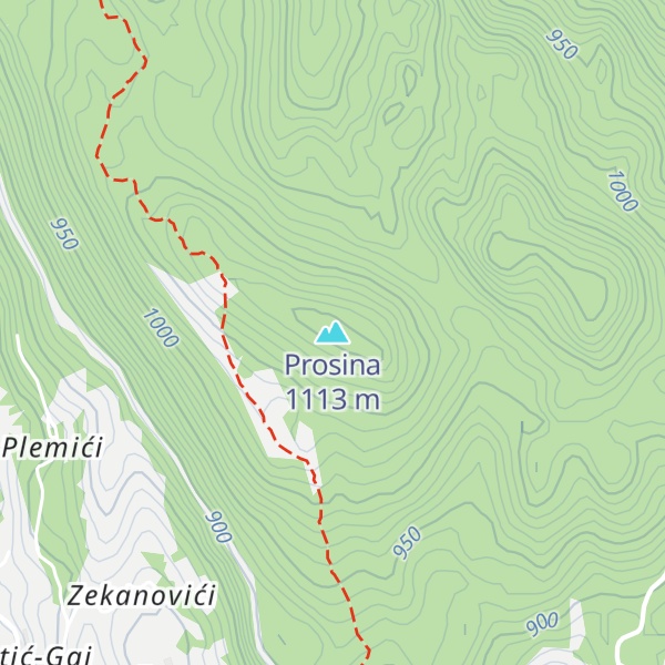 Map of Prosina
