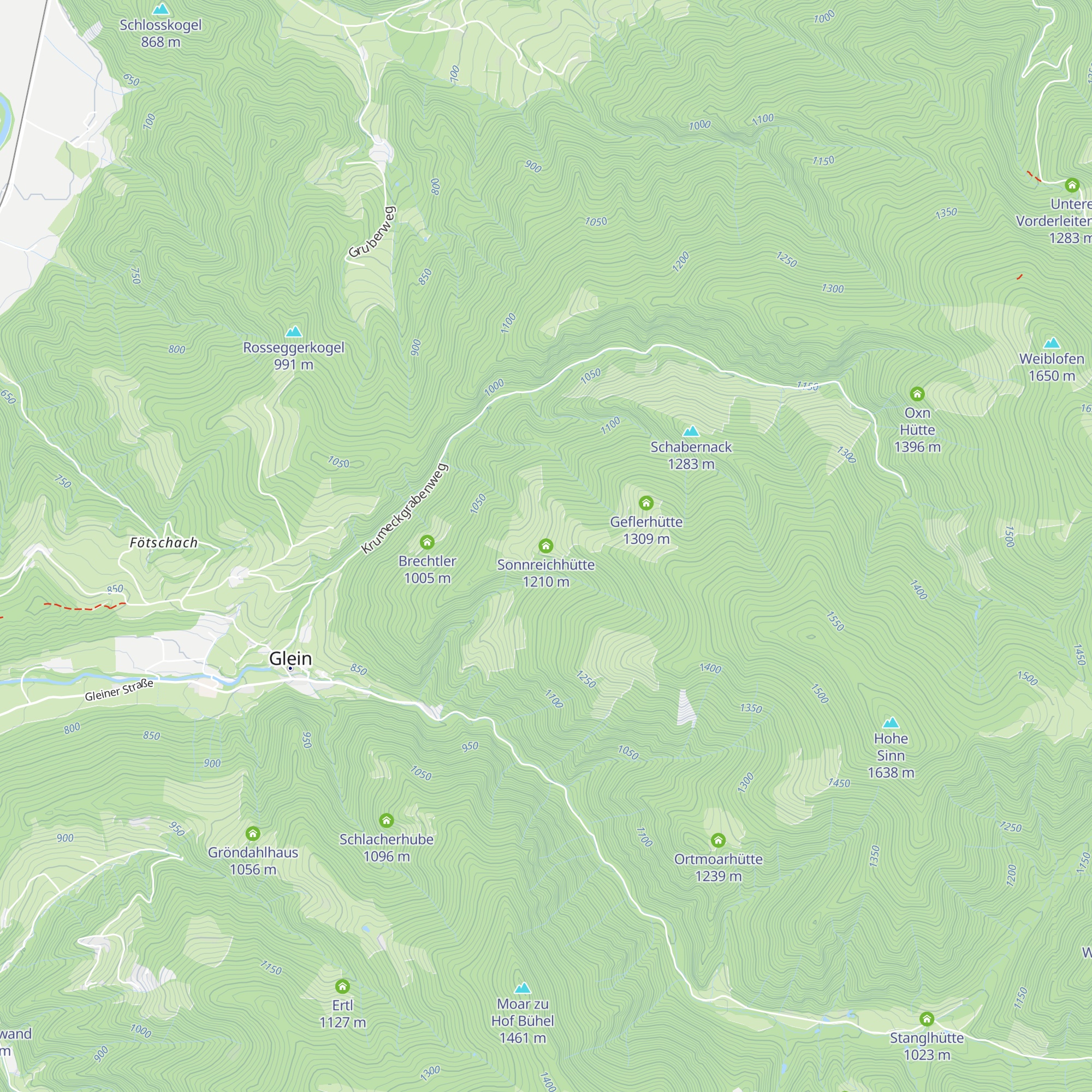 Sonnreichhütte map