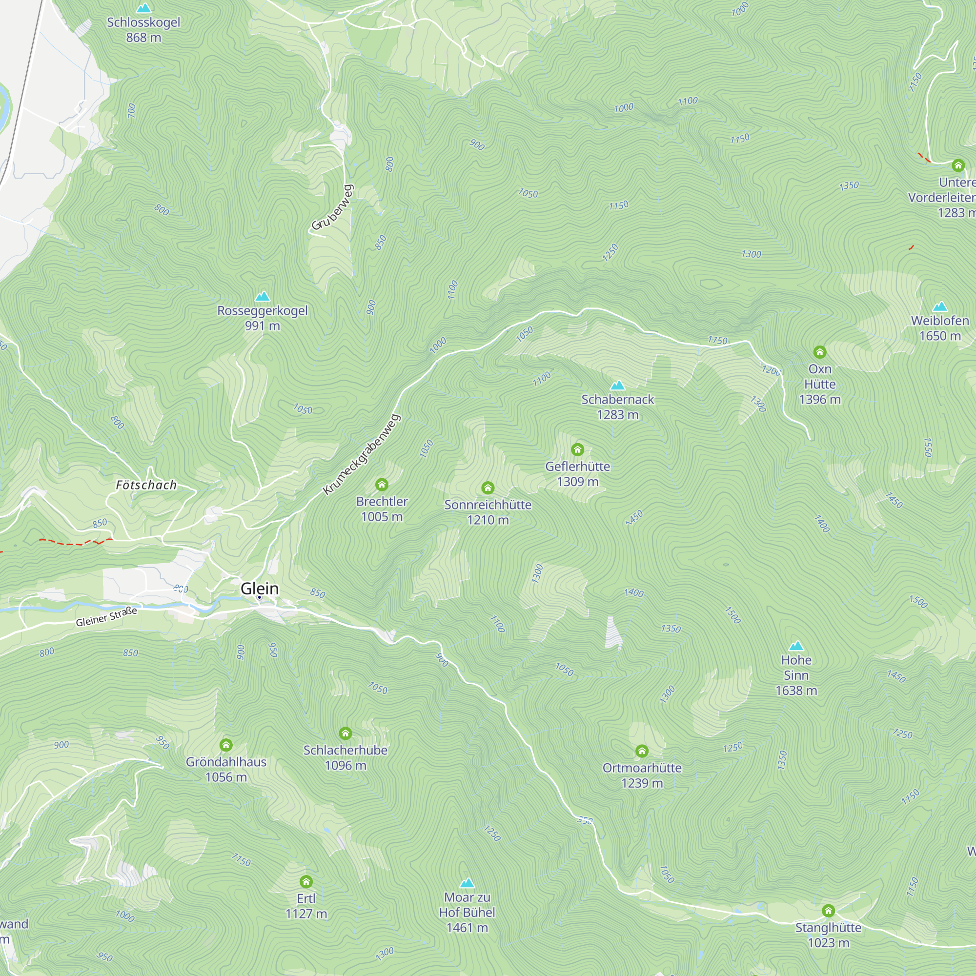Sonnreichhütte map