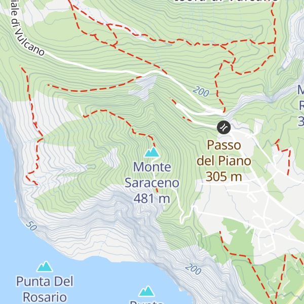 Map of Monte Saraceno