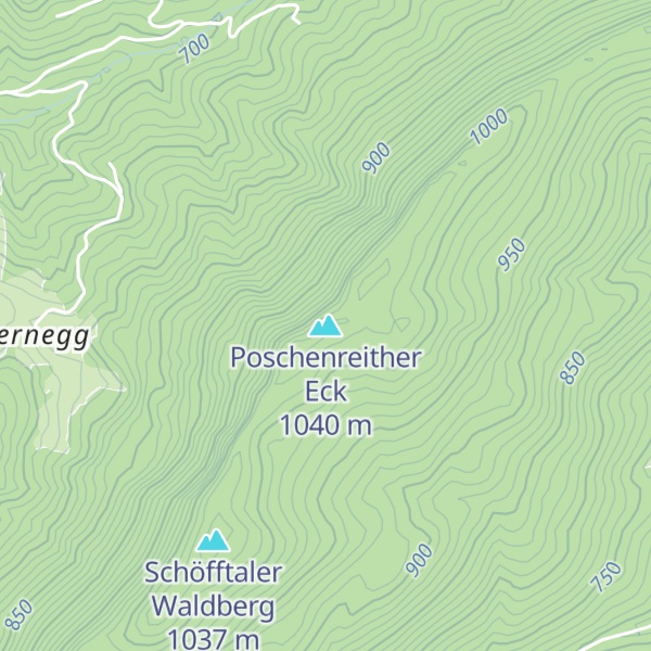 Map of Poschenreither Eck