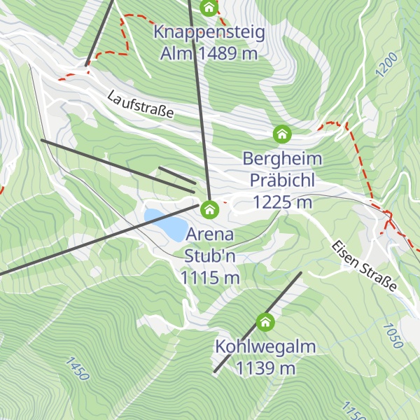Map of Arena Stub'n