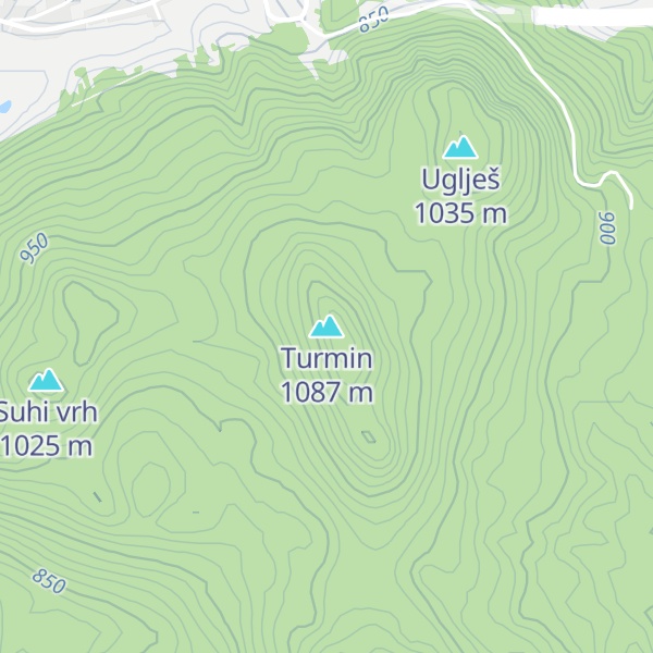 Map of Turmin