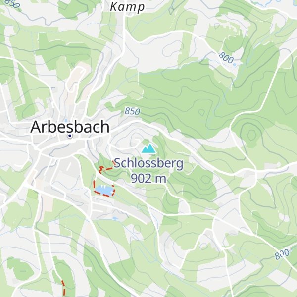 Map of Schlossberg