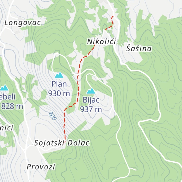 Map of Bijac
