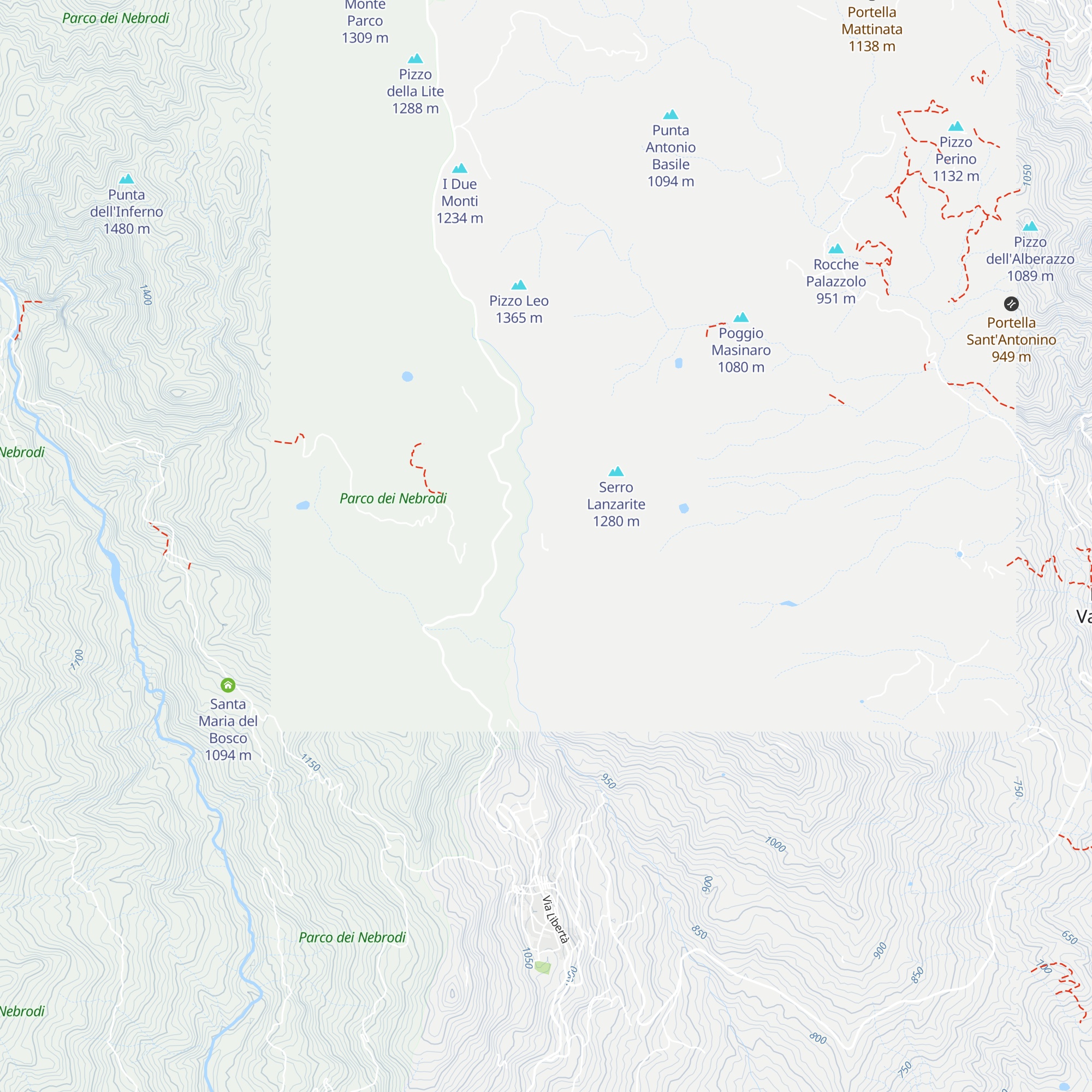 U Villanu map