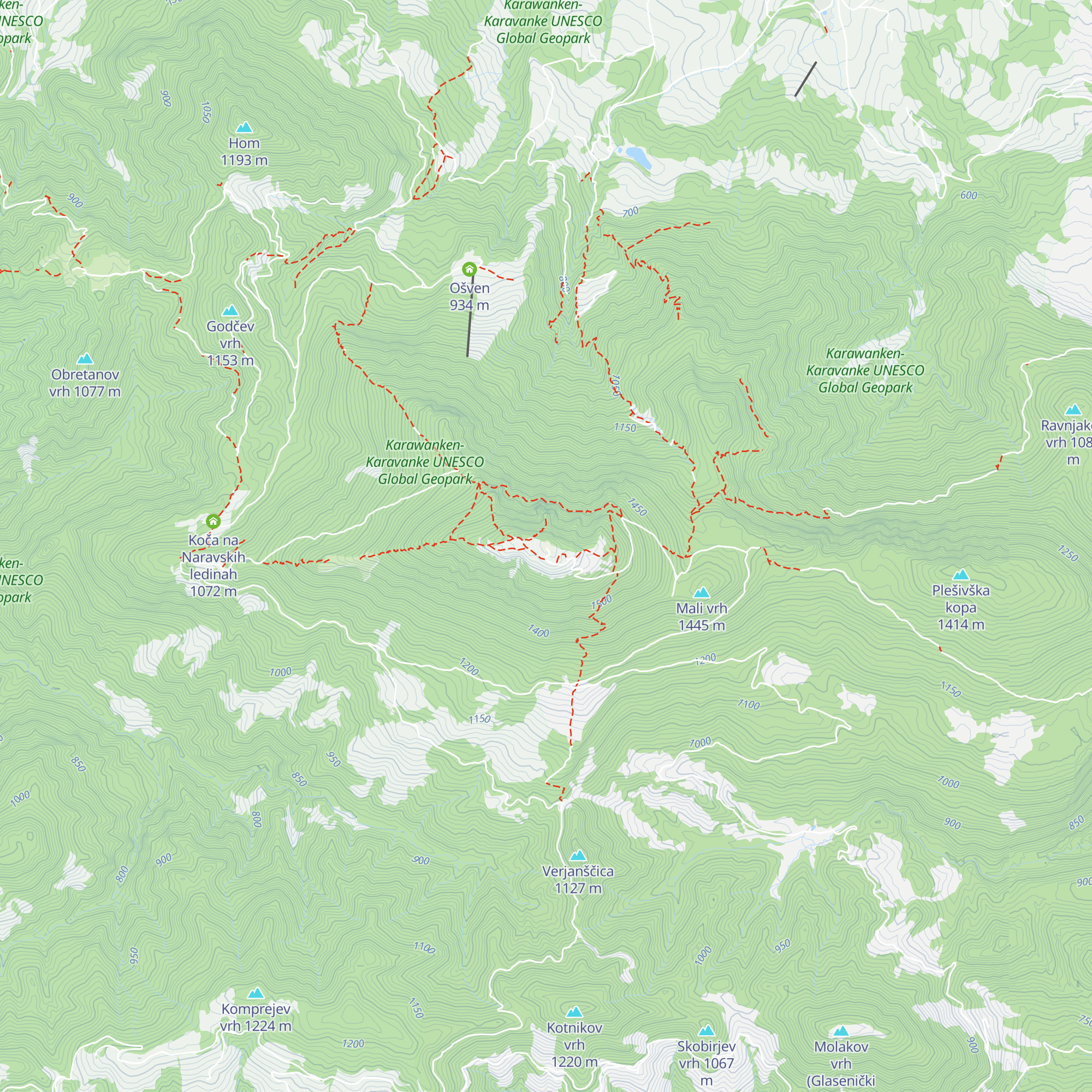 Oddajni center Plešivec map