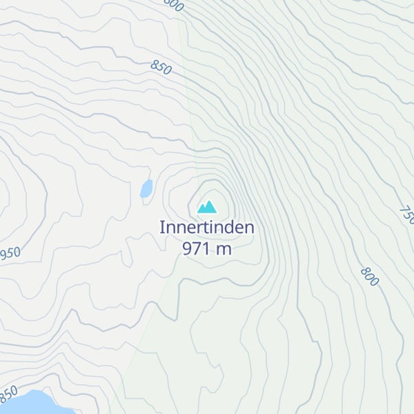 Map of Innertinden