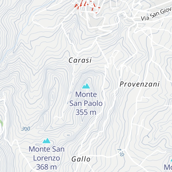 Map of Monte San Paolo