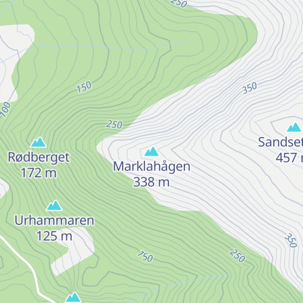 Map of Marklahågen