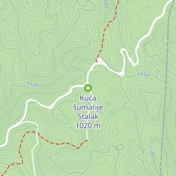 Map of Kuća šumarije Stalak