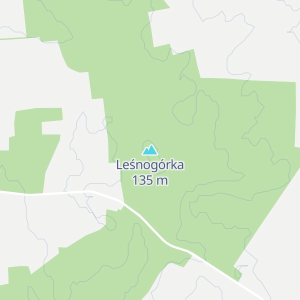 Map of Leśnogórka