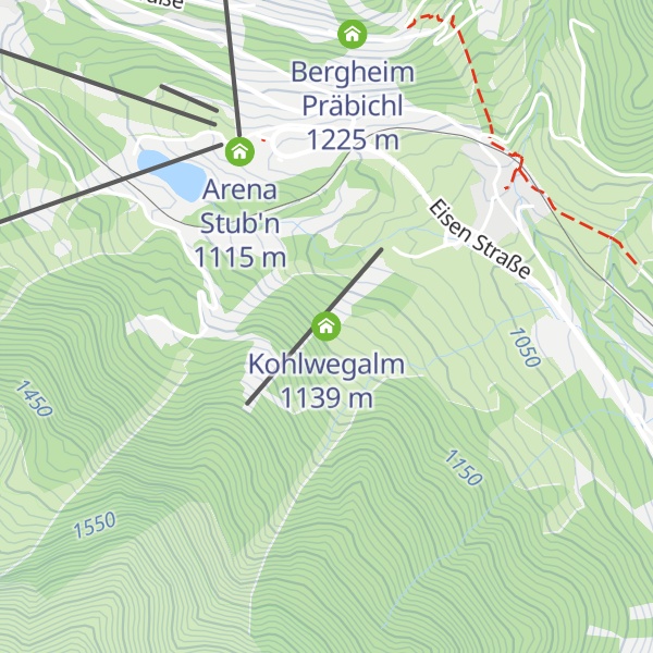 Map of Kohlwegalm