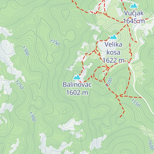 Map of Balinovac
