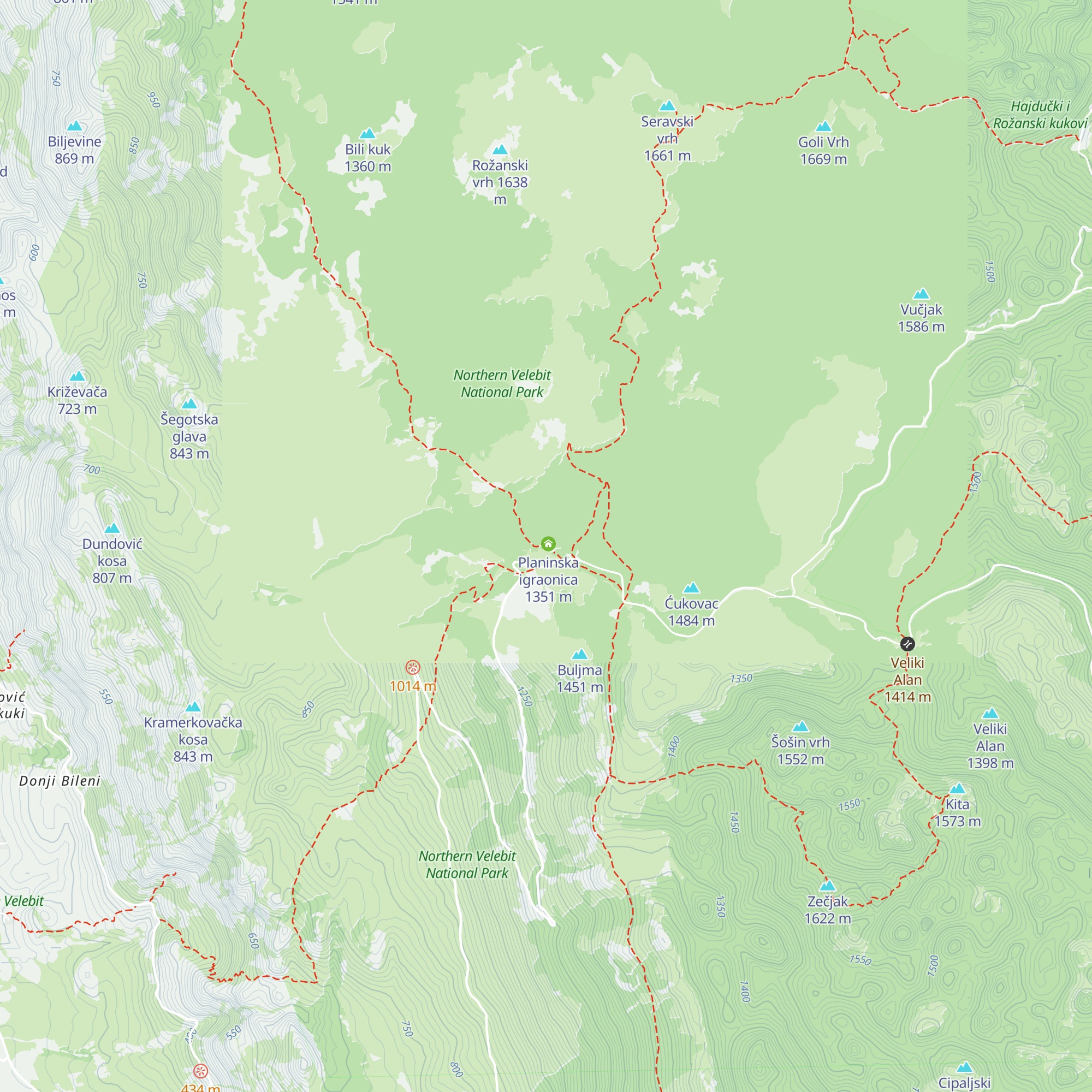 Stan tetrijeba gluhana map