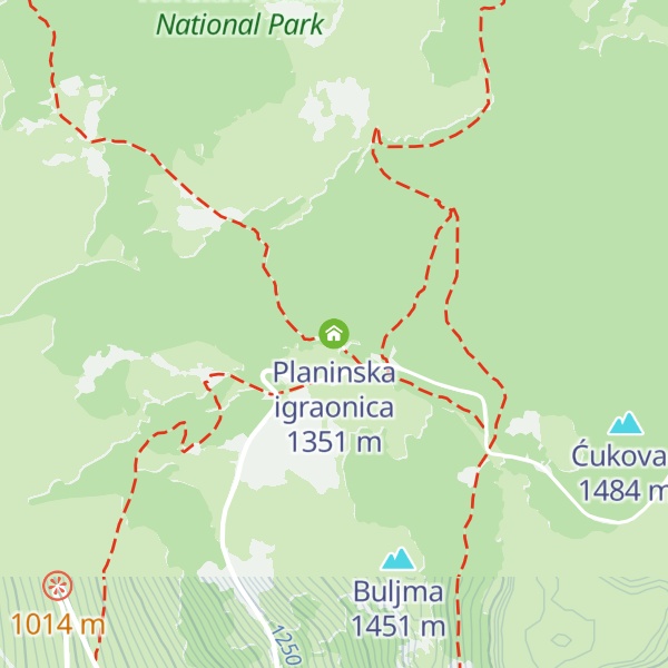 Map of Planinska igraonica