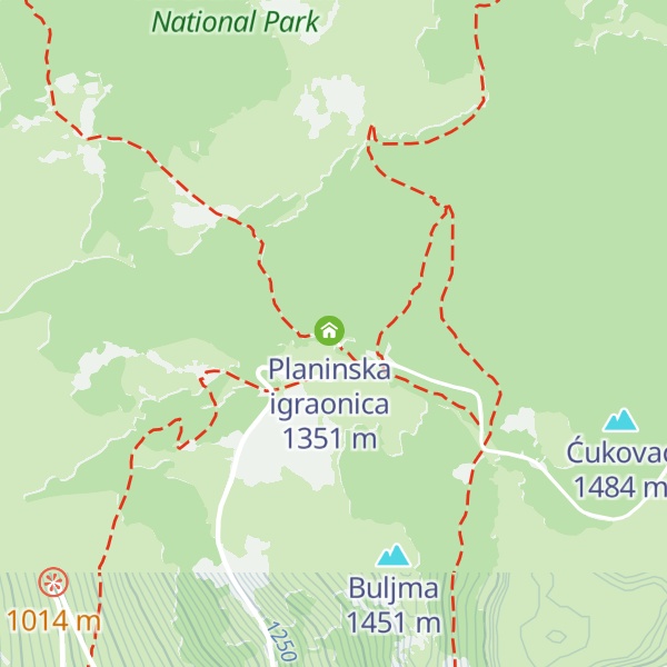 Map of Stan mrke strizibube