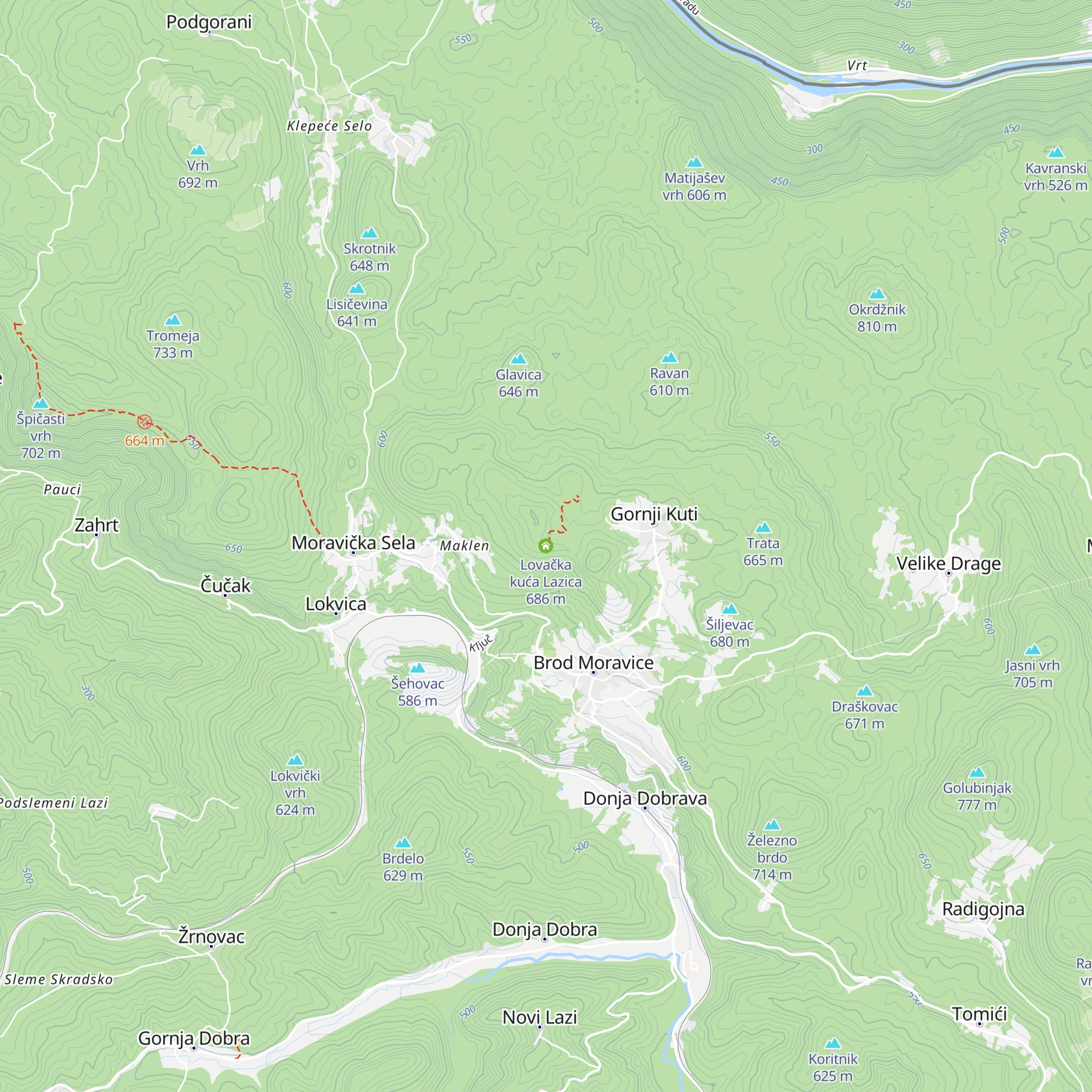Lovačka kuća Lazica map
