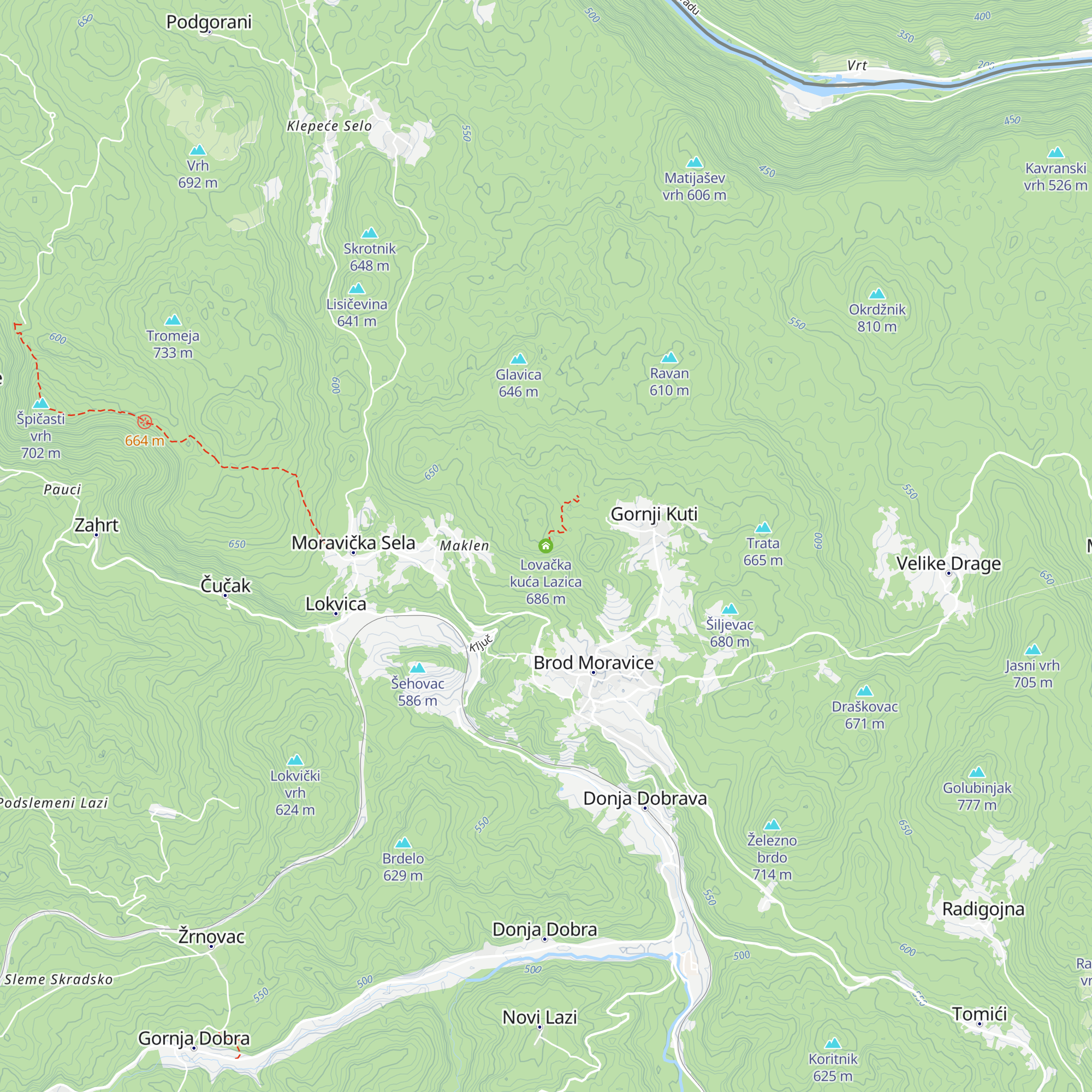 Lovačka kuća Lazica map