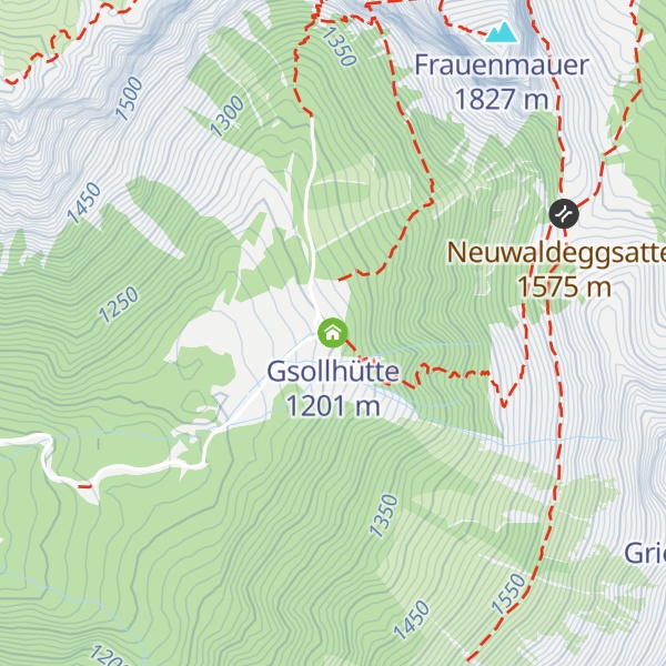 Map of Gsollhütte
