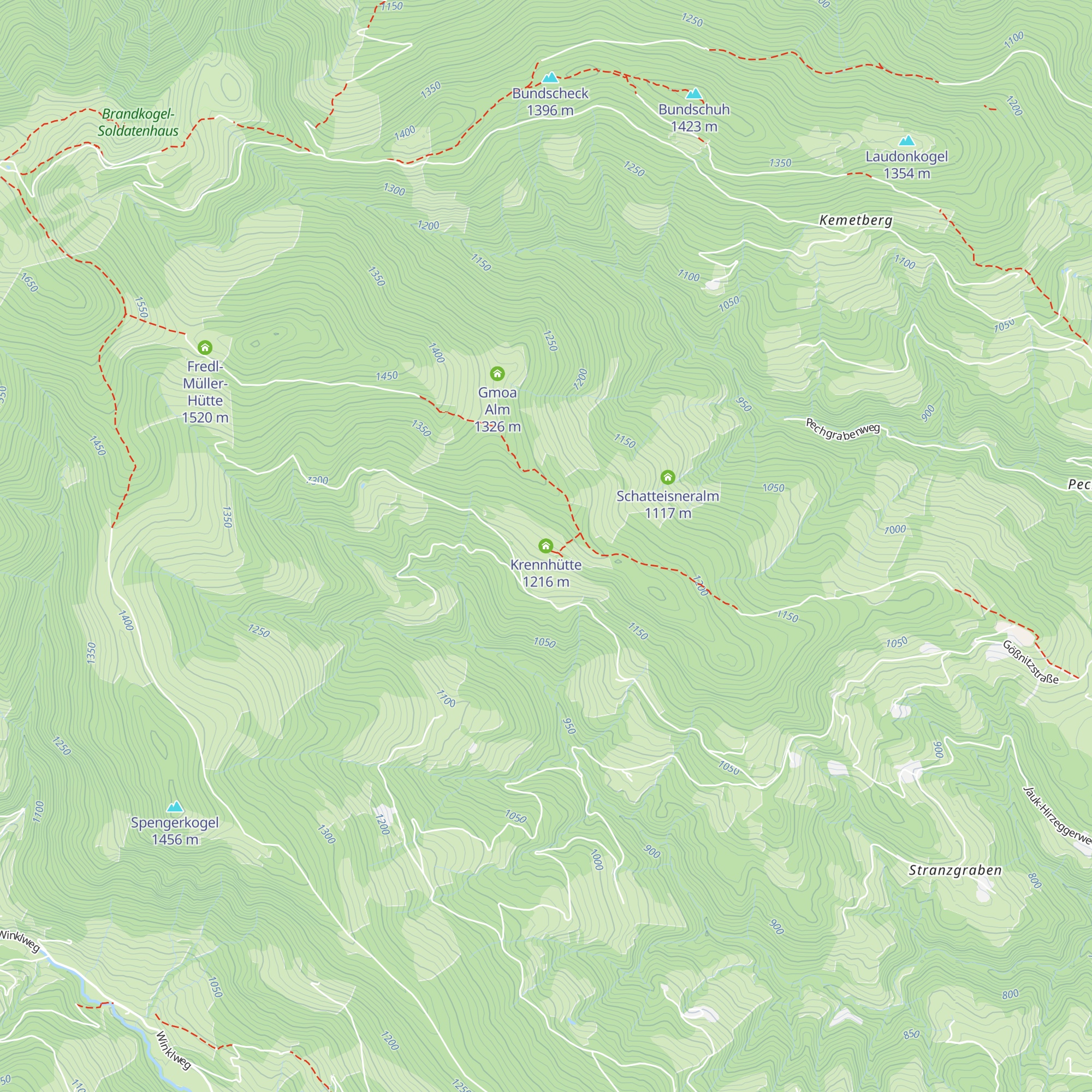 Krennhütte map